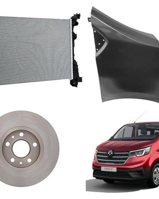 RENAULT TRAFIC paraurti parafango cofano radiatori