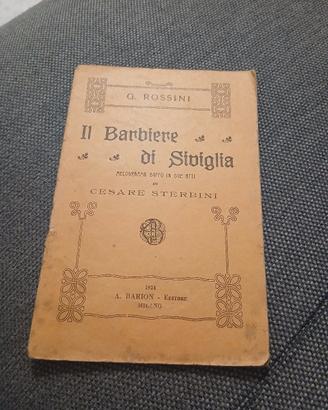 Libretto Opera Il Barbiere di Siviglia - Rossini 