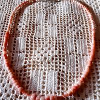 Collana Corallo Rosa del'900-