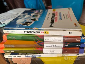 Libri fisica scienze e biologia e metà prezzo 