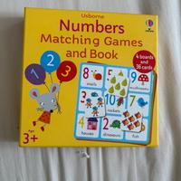 Usborne Montessori Numbers matching games and book
