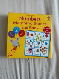 Usborne Montessori Numbers matching games and book