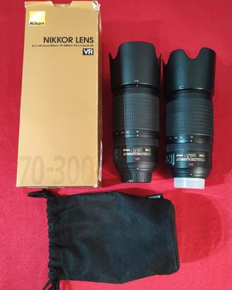 2x Nikon Nikkor AF-S 70-300mm f3.5-5.6 G VR
