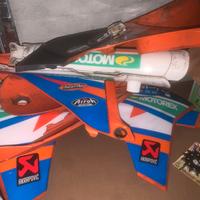 plastiche ktm exc 2012 con grafiche personalizzate