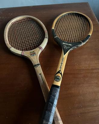 4 racchette d’epoca