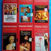 LOTTO 6 VHS L'Espresso I CLASSICI PROIBITI