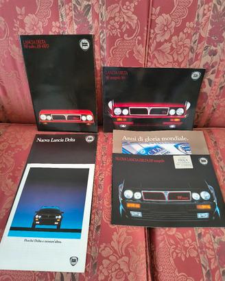 Brochure depliant Lancia Delta Integrale, S4