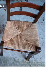 4 sedie arte povera perfette a 50eur tutte!!!