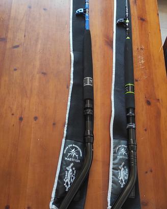 2 canne MAST FISH 30/50 LB + MULO SHIMANO TYRNOS