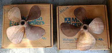 Coppia eliche bronzo asse 35