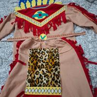 Vestito carnevale Indiana tg.10 anni