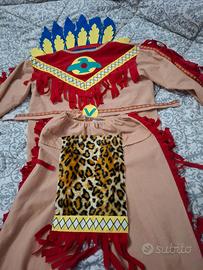 Vestito carnevale Indiana tg.10 anni