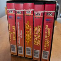 Set videocassette Bruce Lee