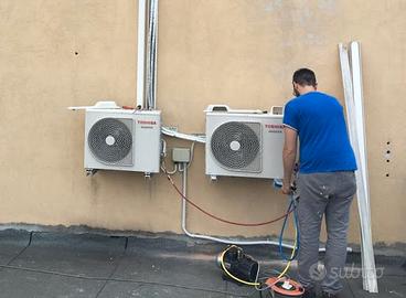 fornitura e montaggio climatizzatore clivet  12000