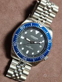 Hermann Miyota 8215 - cassa acciaio