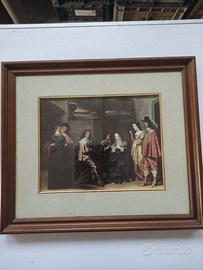 stampa con cornice compagnia elegante