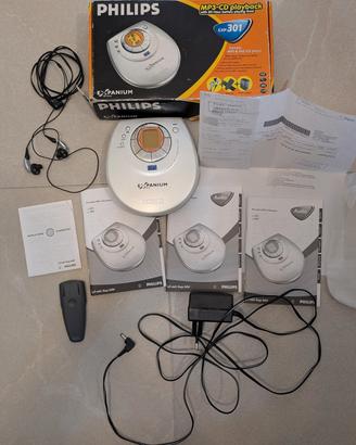 Lettore CD MP3 Philips Expanium 301 set completo