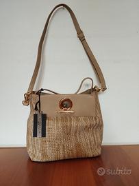 Borsa Tosca Blu a mano Fiordaliso Beige