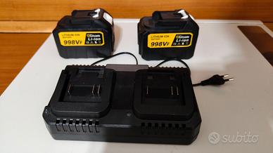 Batterie n. 2 nuove Gisam compat. makita 18/21V