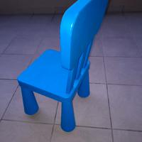 sedia per bambini in plastica