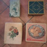 scatole di latta vintage
