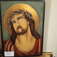 Quadro in legno con Gesù Cristo 