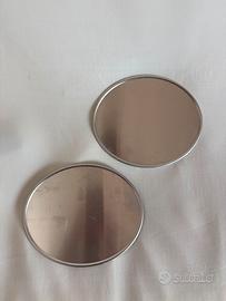 Coppia tabelle portanumero in alluminio cafe racer