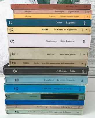 15 libri edizioni Adelphi