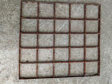 Inferriate antiche barra bucata