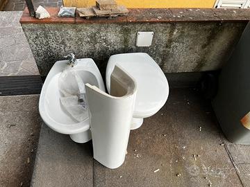 Sanitari da Bagno Completo WC, Bidet, Lavandino