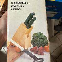 Ceppo coltelli e forbici nuovo sigillato