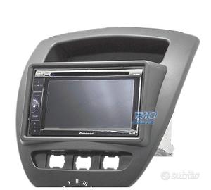 CORNICE NERA RADIO 2-DIN PER CITROEN C1 TOYOTA AYG