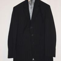 Blazer giacca gessato Simon Jersey tg 48 nuova