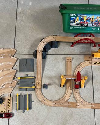 Set trenini brio cod.33097 e pezzi extra aggiuntiv