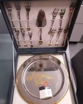 Set Torta / Dessert Inoxpran ITALIA '90 Ufficiale 