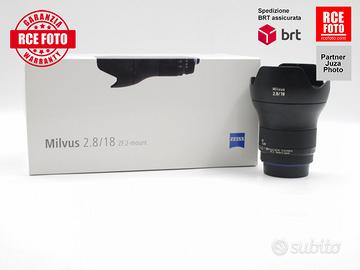 Zeiss Milvus 18 F2.8 (Nikon)
