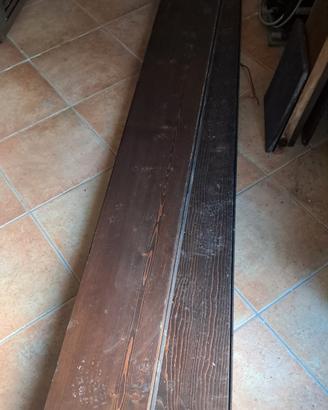 mensole grandi in legno e ferro per bar 