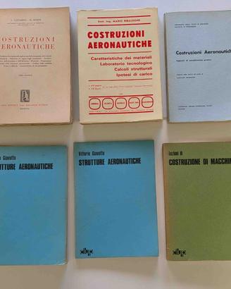 Lotto 6 Libri Costruzioni e Strutture Aeronautiche