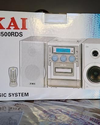 Akai - Micro Music System Hi-Fi NUOVO, mai aperto