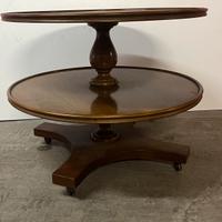Tavolino da salotto- carrello legno 2 ripiani