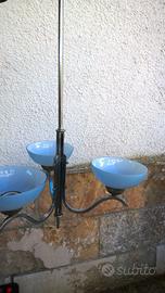 Lampadario vintage modernariato vecchio