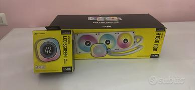 Dissipatore + schermo Corsair icue link H150i