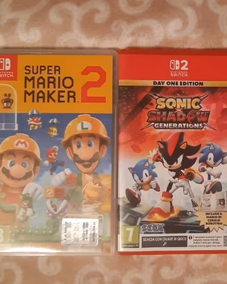 2 giochi nintendo switch/switch 2