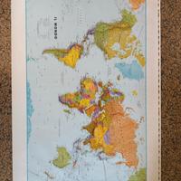 Mappa Cartina Mondo Planisfero