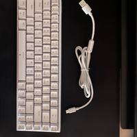 Tastiera gaming bianca