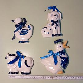 N. 4 formelle in ceramica