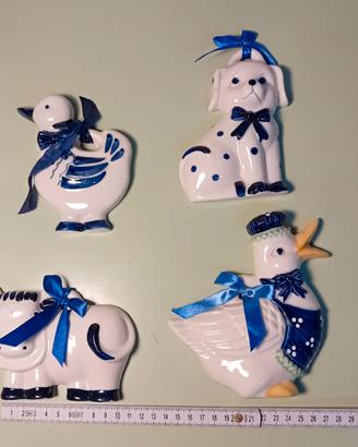 N. 4 formelle in ceramica
