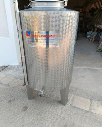 Cisterna Serbatoio acciao inox  vino