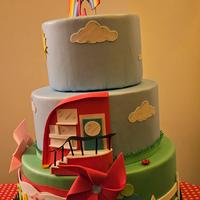 torta in gomma eva bing
