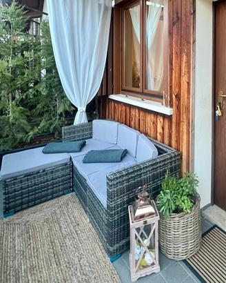 Salottino rattan esterno set